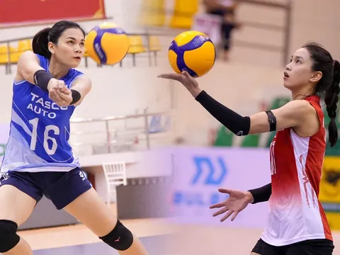 Trực tiếp bóng chuyền Cúp Hùng Vương hôm nay 23/4: Hà Nội Tasco Auto 'đại chiến' BC Thông Tin BĐ19