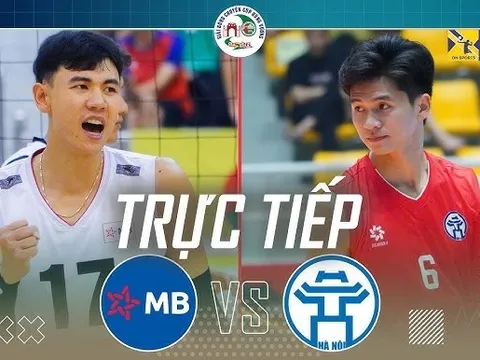 Link xem trực tiếp bóng chuyền Cúp Hùng Vương hôm nay 23/4: Biên Phòng MB vs Hà Nội
