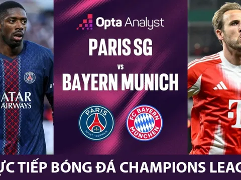 Trực tiếp bóng đá PSG vs Bayern 2h ngày 29/4 - Link xem trực tiếp Bán kết Cúp C1 Champions League