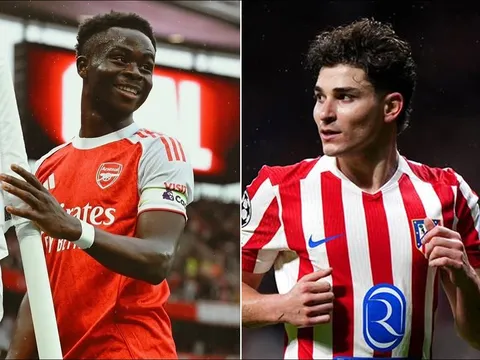 Lịch thi đấu Champions League 5/5: Saka lu mờ trước Julian Alvarez, Arsenal gặp khó trước Atletico?
