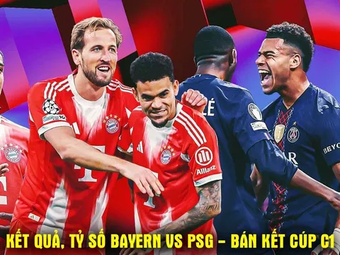 Kết quả, tỷ số Bayern vs PSG hôm nay 7/5 - Bán kết lượt về Cúp C1: Olise biến PSG thành cựu vương?