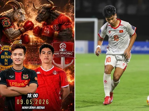 Lịch thi đấu bóng đá Việt Nam hôm nay 9/5: Thanh Hóa đấu Hà Nội; U17 Việt Nam gặp U17 Hàn Quốc khi nào?