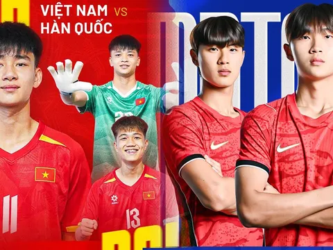 TRỰC TIẾP bóng đá U17 Việt Nam vs U17 Hàn Quốc hôm nay 10/5 - VCK U17 châu Á 2026: Màn so tài đầy cảm xúc