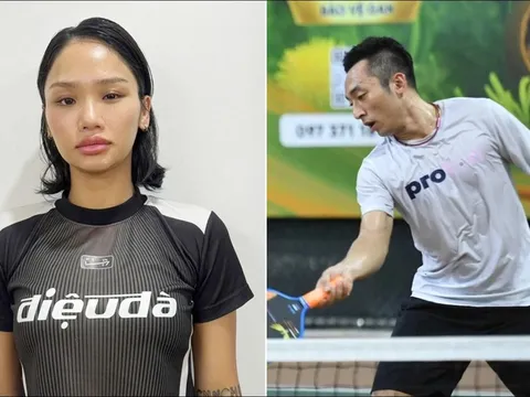 Lùm xùm Miu Lê bất ngờ xuất hiện VĐV pickleball nổi tiếng, có ảnh hưởng trên mạng xã hội