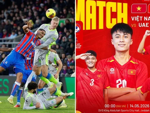 Kết quả bóng đá hôm nay: Tân vương Ngoại hạng Anh lộ diện; U17 Việt Nam tạo địa chấn ở VCK U17 châu Á?