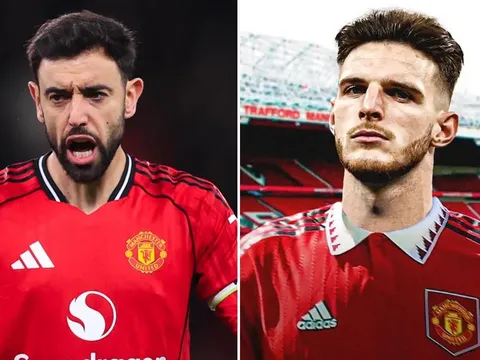 Bruno Fernandes tuyên bố cứng, chính thức rõ vụ Declan Rice gia nhập Manchester United
