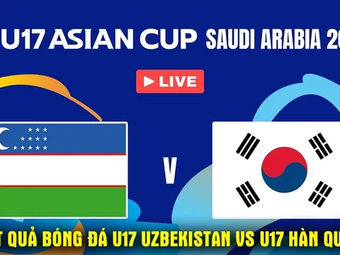 Kết quả, tỷ số U17 Hàn Quốc vs U17 Uzbekistan - Tứ kết U17 châu Á 2026: ĐT Việt Nam nhận tin vui