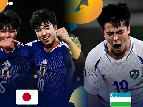 Kết quả bóng đá U17 Nhật Bản vs U17 Uzbekistan - Bán kết U17 châu Á 2026: Rượt đuổi nghẹt thở?
