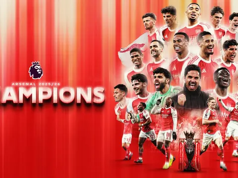 Đương kim vô địch Premier League gọi tên Arsenal