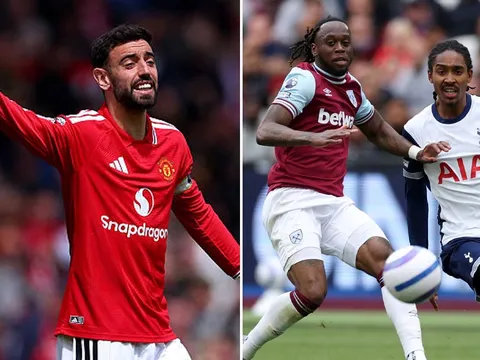 Kết quả bóng đá hôm nay: Bruno Fernandes đi vào lịch sử Ngoại hạng Anh; Tottenham xuống hạng?