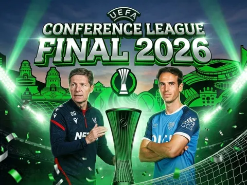 Lịch thi đấu Chung kết Conference League 27/5: Crystal Palace lập kỷ lục, Adam Wharton gây sốt?