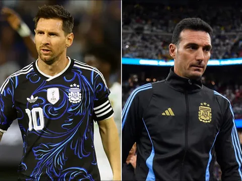 Messi không hội quân cùng ĐT Argentina vì chấn thương, HLV Scaloni 'lo sốt vó' trước World Cup 2026