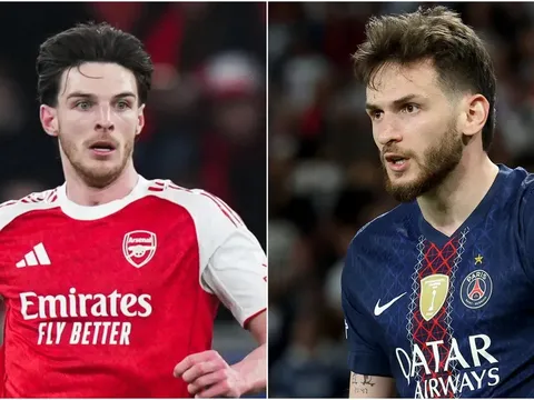 Declan Rice vs Khvicha Kvaratskhelia: Trận chiến giành Quả Bóng Vàng