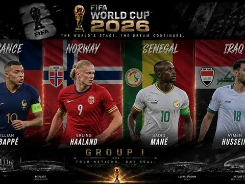 Lịch thi đấu bảng I - World Cup 2026: Haaland đại chiến Mbappe, ĐT Na Uy nguy cơ bị loại sớm