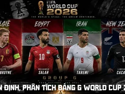 Nhận định, phân tích bảng G World Cup 2026: Iran ngáng chân 'thế hệ vàng' của ĐT Bỉ?