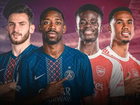 Lịch thi đấu Chung kết Champions League 30/5: Saka lu mờ trước Dembele, PSG đại thắng Arsenal?