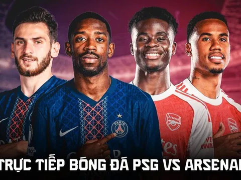 Trực tiếp bóng đá PSG vs Arsenal 23h ngày 30/5 - Link trực tiếp chung kết Cúp C1 Champions League