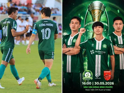 TRỰC TIẾP bóng đá Trường Tươi Đồng Nai vs Long An - Vòng 21 Giải hạng Nhất: Công Phượng định đoạt