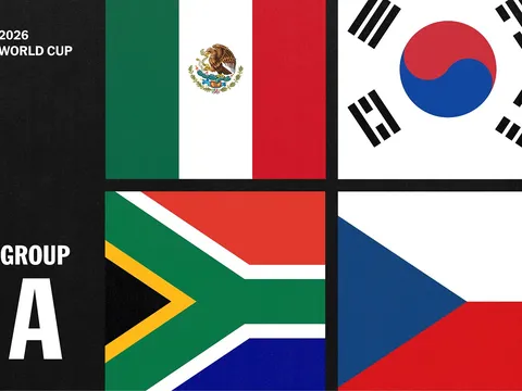 Bảng xếp hạng VCK World Cup 2026 mới nhất - Bảng A: Đại diện châu Á gây sốt, chủ nhà bị loại sớm?