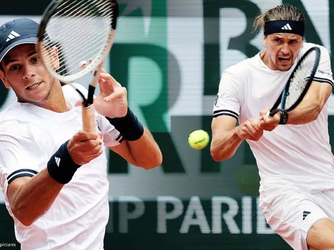 Lịch thi đấu tennis Roland Garros 2026 hôm nay 29/5: Zverev chạm trán Jodar; Mensik đấu Fonseca