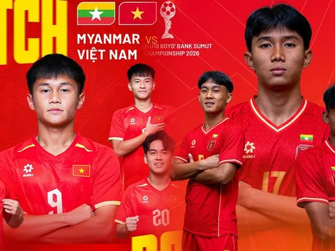Kết quả bóng đá U19 Việt Nam vs U19 Myanmar mới nhất 4/6 - VCK U19 Đông Nam Á 2026