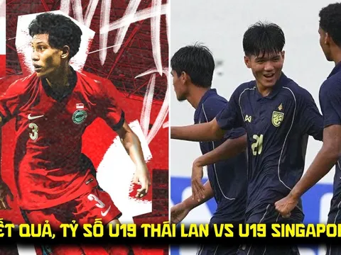 Kết quả, tỷ số U19 Thái Lan vs U19 Singapore 5/6 - VCK U19 Đông Nam Á 2026: Thái Lan gây thất vọng?