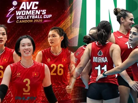 Lịch thi đấu bóng chuyền nữ AVC Cup 2026 mới nhất - Kênh phát sóng trực tiếp ĐT Việt Nam đấu Lebanon