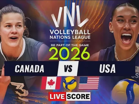 TRỰC TIẾP bóng chuyền nữ VNL 2026 hôm nay 5/6 - Cập nhật link xem trực tiếp bóng chuyền VNL 2026