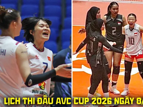 Lịch thi đấu bóng chuyền nữ AVC Cup hôm nay 8/6: Tuyển bóng chuyền nữ Việt Nam đại chiến Indonesia