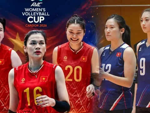 TRỰC TIẾP bóng chuyền Việt Nam vs Hong Kong hôm nay 7/6 - Link xem trực tiếp bóng chuyền nữ AVC Cup 2026