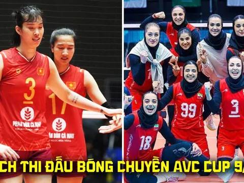Lịch thi đấu bóng chuyền AVC Cup mới nhất ngày 9/6 - Tuyển bóng chuyền nữ Việt Nam đấu Iran khi nào?