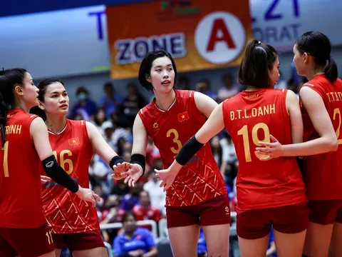 Bảng xếp hạng bóng chuyền nữ AVC Cup 2026 mới nhất 9/6: Thắng Indonesia, Việt Nam mất ngôi đầu bảng