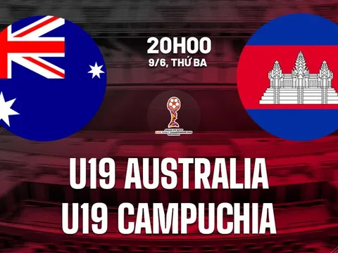 Kết quả bóng đá U19 Australia vs U19 Campuchia 9/6 - VCK U19 Đông Nam Á 2026: U19 Việt Nam bị loại?