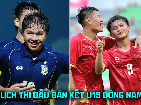 Lịch thi đấu Bán kết U19 Đông Nam Á 2026 mới nhất: U19 Việt Nam đấu U19 Thái Lan khi nào?