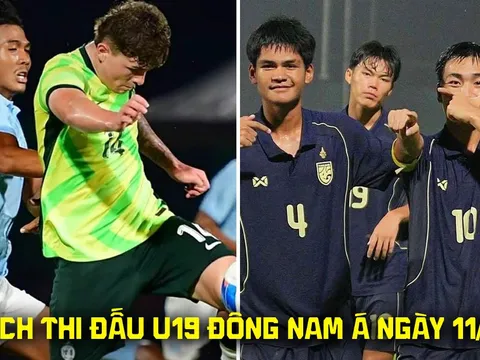 Lịch thi đấu U19 Đông Nam Á 2026 mới nhất 11/6: Australia 'trả giá đắt', U19 Việt Nam nhận 'tin vui'?