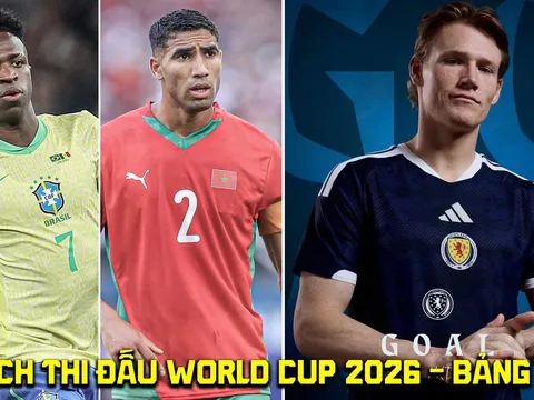 Lịch thi đấu World Cup 2026 mới nhất - Bảng C: Brazil đấu nhà vua Châu Phi lúc mấy giờ?