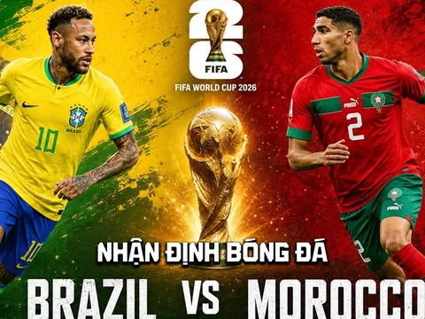Nhận định bóng đá Brazil vs Morocco 5h ngày 14/6 - Bảng C World Cup 2026: Rượt đuổi kịch tính?
