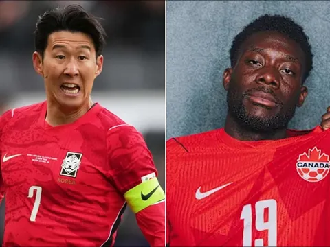 Lịch thi đấu bóng đá hôm nay 12/6: Son Heung-min lập kỷ lục, Canada gây thất vọng ở World Cup 2026?
