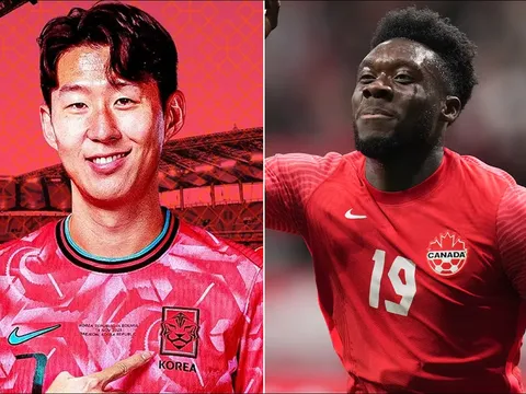 Lịch thi đấu World Cup 2026 hôm nay 12/6: Son Heung-min giúp Hàn Quốc đại thắng, Canada sảy chân?