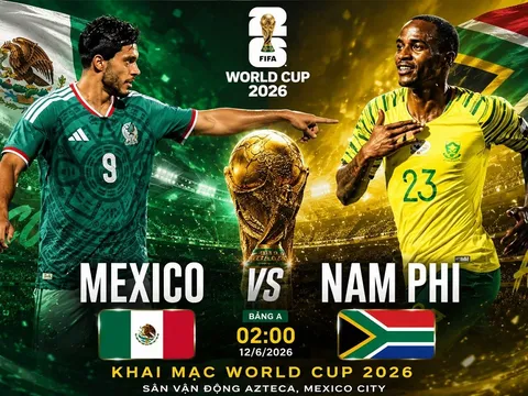 TRỰC TIẾP bóng đá World Cup 2026 hôm nay 12/6 - Cập nhật link xem trực tiếp Mexico vs Nam Phi
