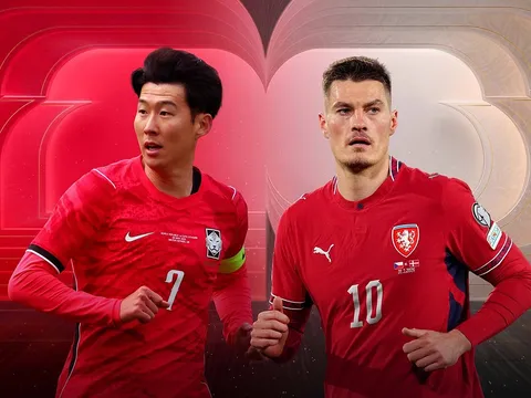 Trực tiếp bóng đá Hàn Quốc vs Séc, 9h ngày 12/6 - Link xem trực tiếp World Cup 2026 trên VTV6