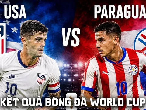Kết quả, tỷ số Mỹ vs Paraguay 13/6 - VCK World Cup 2026: Cựu sao Arsenal nhấn chìm đội khách