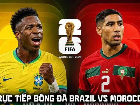 Trực tiếp bóng đá Brazil vs Morocco 5h ngày 14/6 - World Cup 2026: Trụ cột Man United lập kỷ lục?