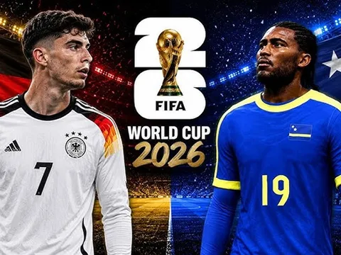 Trực tiếp bóng đá Đức vs Curacao, 0h ngày 15/6 - Link xem trực tiếp World Cup 2026 trên VTV6 FULL HD