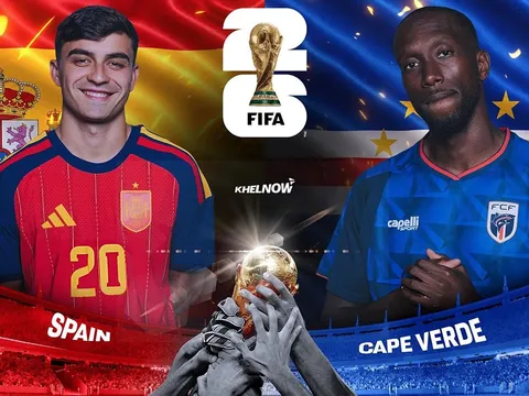 Link xem TRỰC TIẾP bóng đá Tây Ban Nha vs Cape Verde ngày 15/6 - VTV phát sóng trực tiếp World Cup 2026 hôm nay