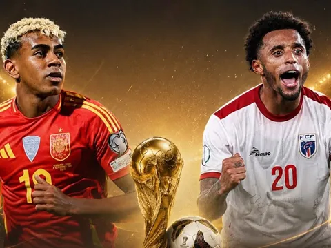 TRỰC TIẾP bóng đá Tây Ban Nha vs Cabo Verde, 23h00 ngày 15/6 - World Cup 2026: Chênh lệch đẳng cấp?
