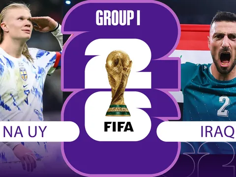 Nhận định bóng đá THẮNG THUA Iraq vs Na Uy, 5h ngày 17/6 World Cup 2026: Haaland 'nhấn chìm' đai diện châu Á?