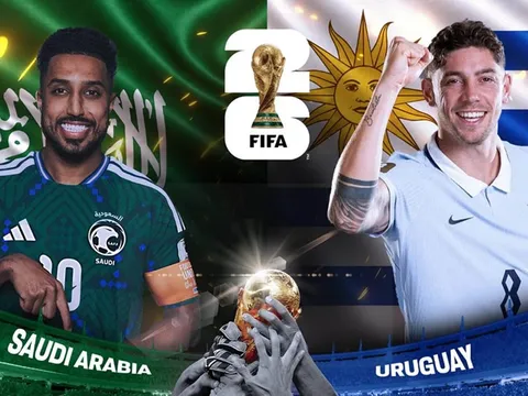 Trực tiếp bóng đá Ả rập Xê út vs Uruguay 5h ngày 16/6 - World Cup 2026: Châu Á tiếp đà hưng phấn