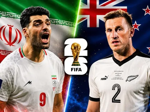 Xem TRỰC TIẾP bóng đá Iran vs New Zealand ở đâu, kênh nào? Link xem trực tiếp World Cup 2026 trên VTV