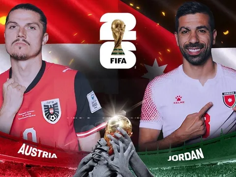 Link xem TRỰC TIẾP bóng đá Áo vs Jordan ngày 17/6 - VTV phát sóng trực tiếp World Cup 2026 hôm nay